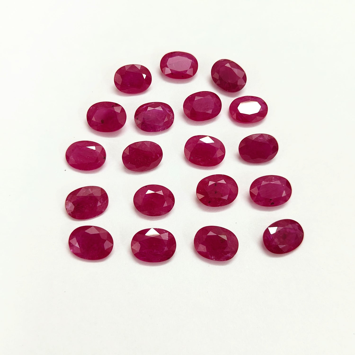 Natural Ruby (Mozambique) (Heated) 8x6mm Oval Faceted