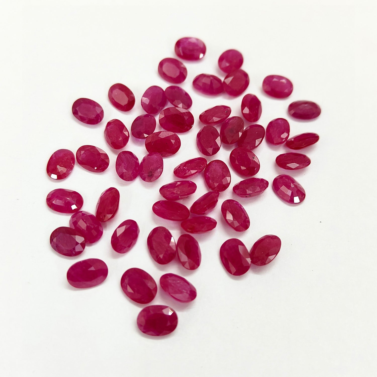 Natural Ruby (Mozambique) (Heated) 8x6mm Oval Faceted