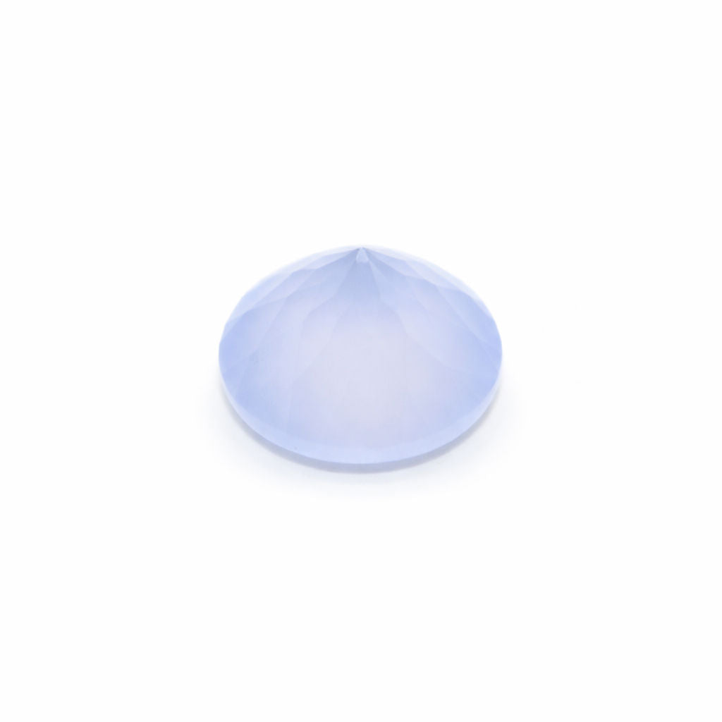 Natural Chalcedony Round Faceted