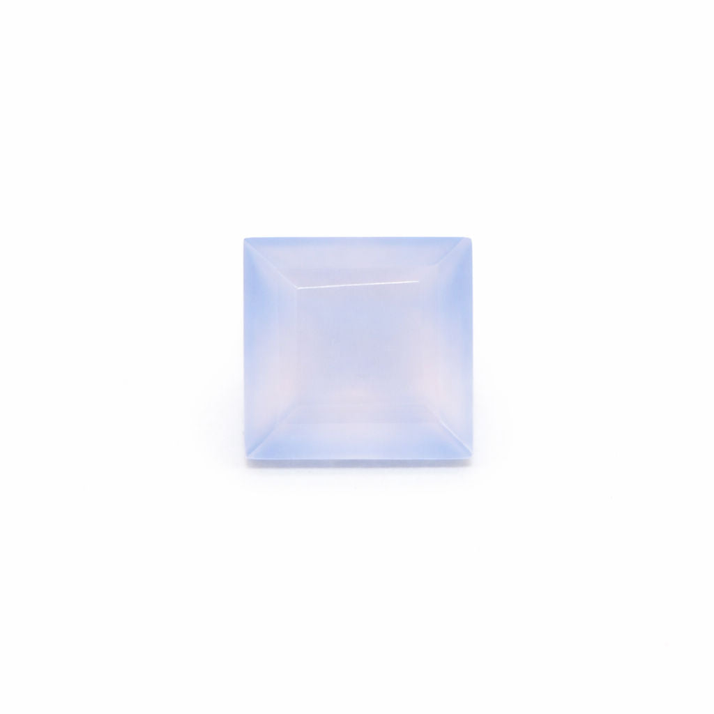 Natural Chalcedony Square Faceted