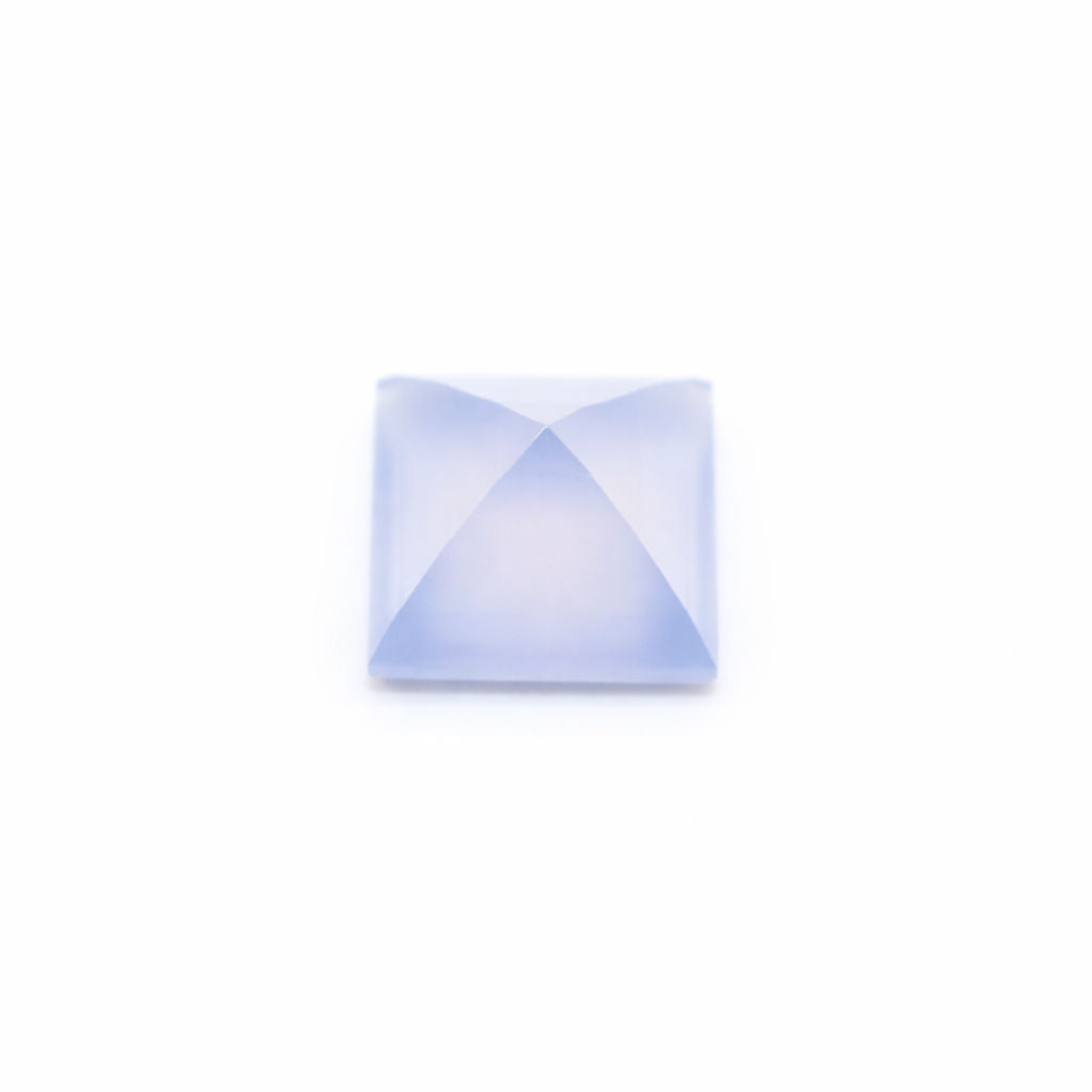 Natural Chalcedony Square Faceted