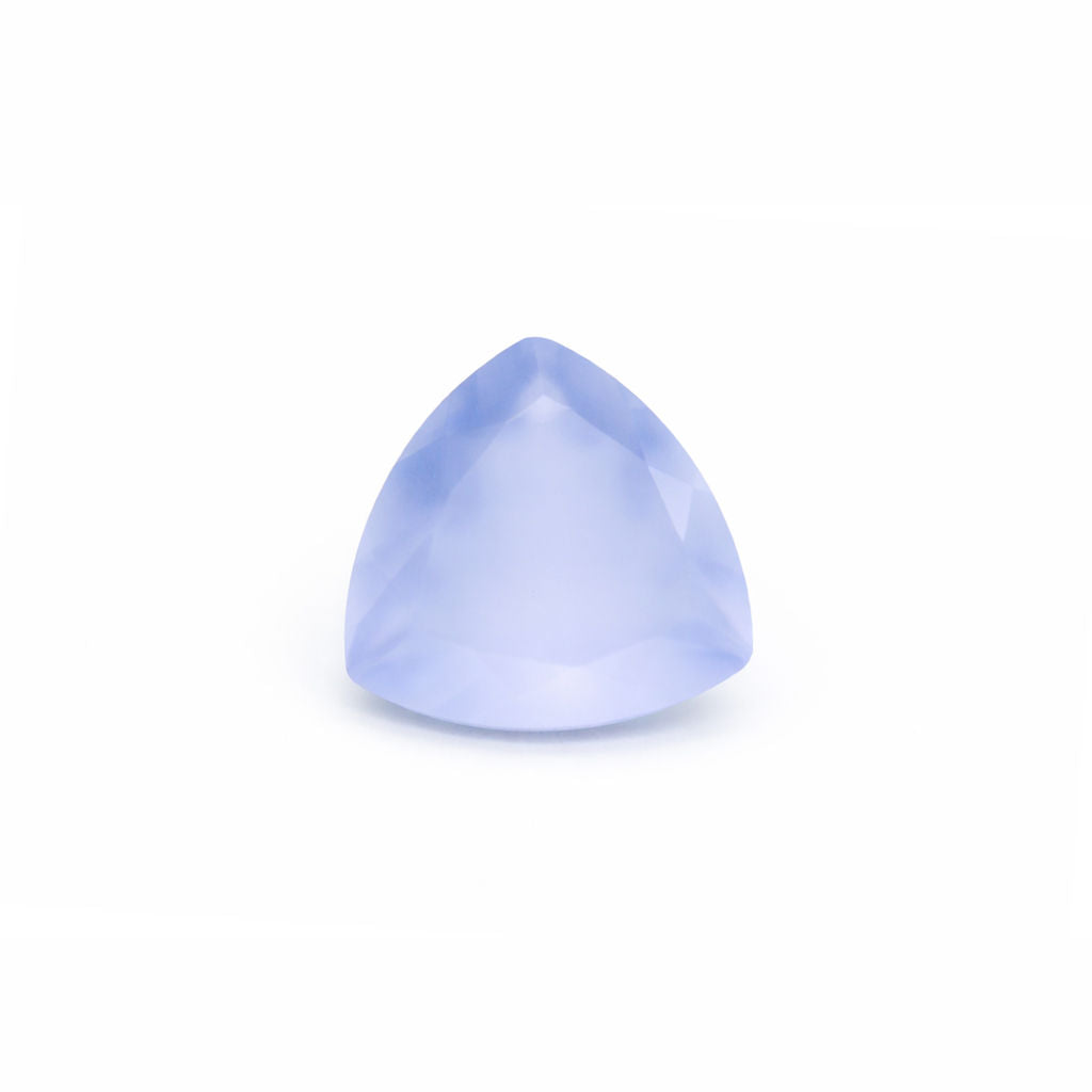 Natural Chalcedony Trillion Faceted