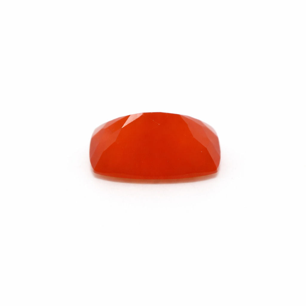 Orange Chalcedony Elongated Cushion Faceted