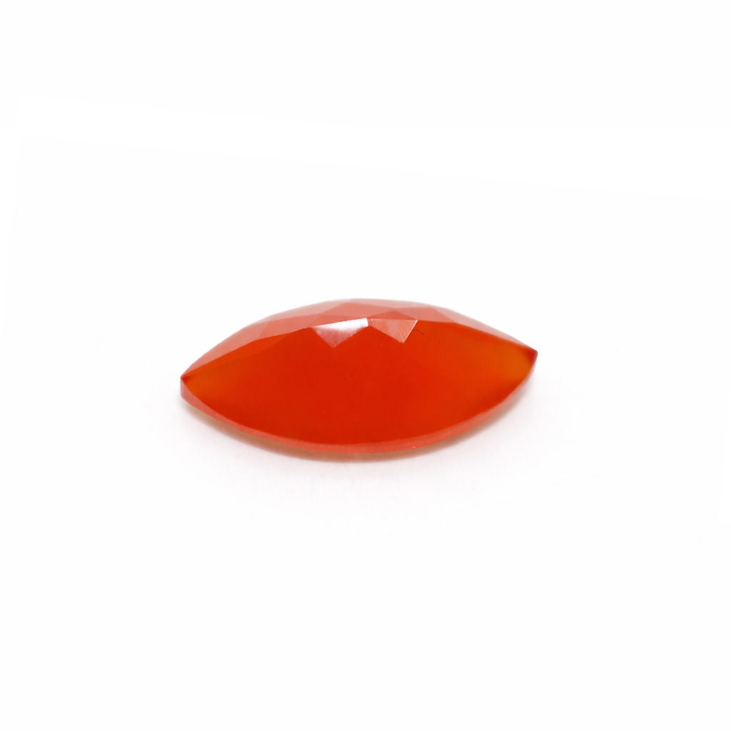 Orange Chalcedony Marquise Faceted
