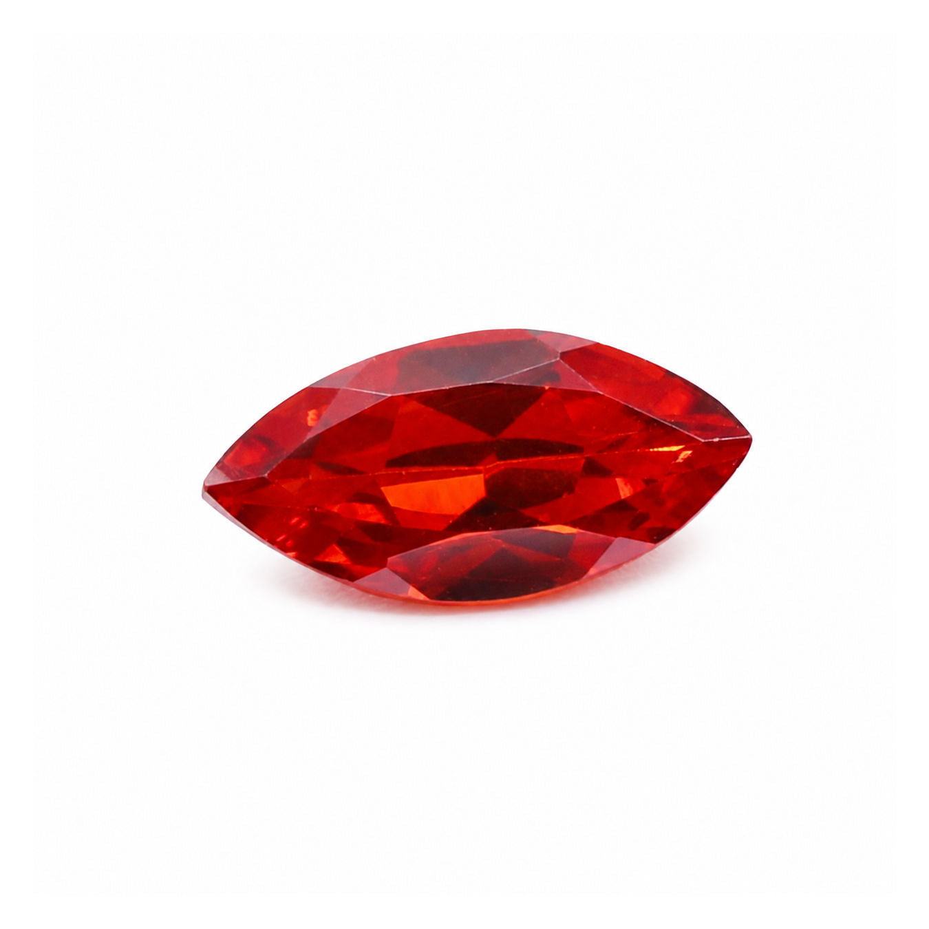 Cubic Zirconia (Orange Color) Marquise Faceted