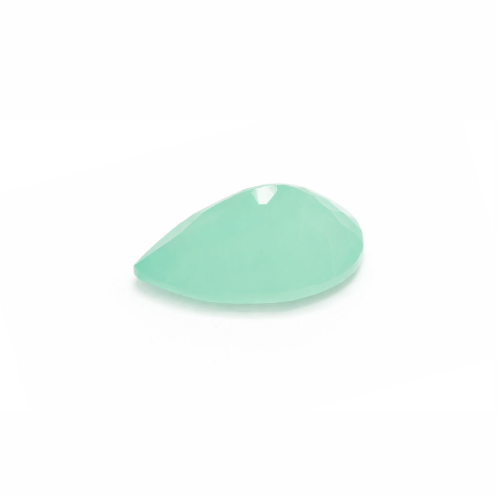 Peri Chalcedony Pear Faceted