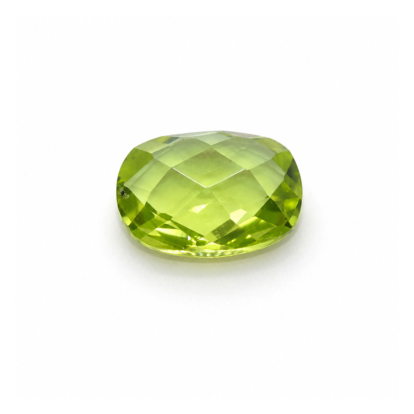 Peridot Elongated Cushion Briolette