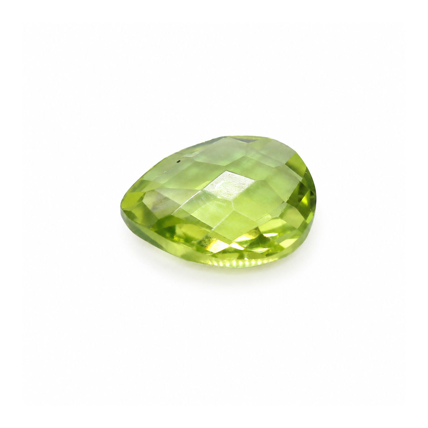 Peridot Pear Briolette