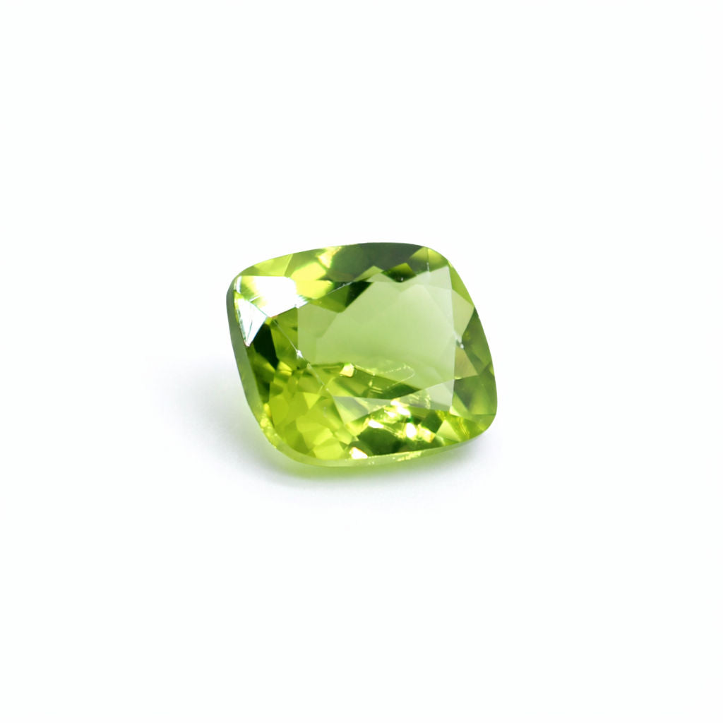 Peridot Elongated Cushion Faceted
