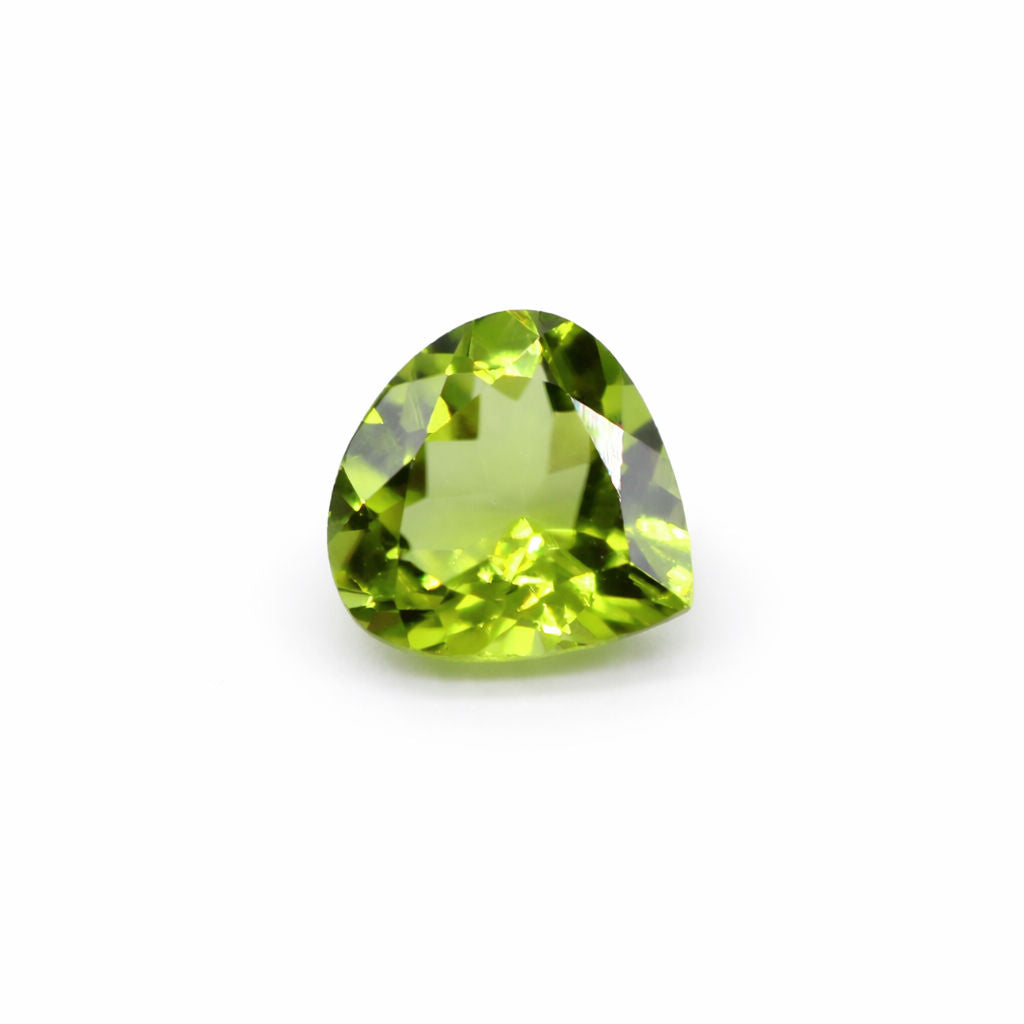 Peridot Heart Shape Faceted