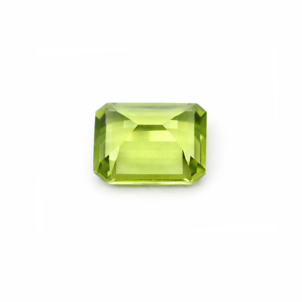 Peridot Octagon Faceted