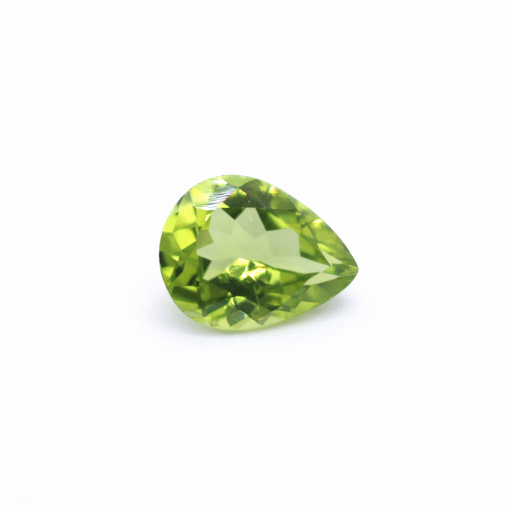 Peridot Pear Faceted