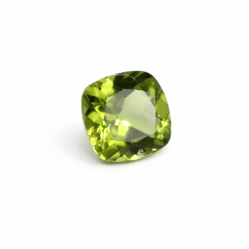 Peridot Cushion Faceted