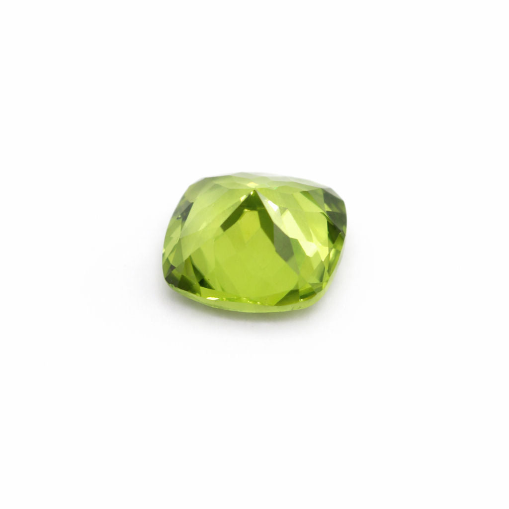 Peridot Cushion Faceted