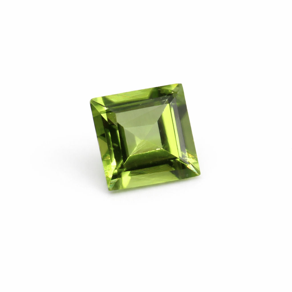 Peridot Square Faceted