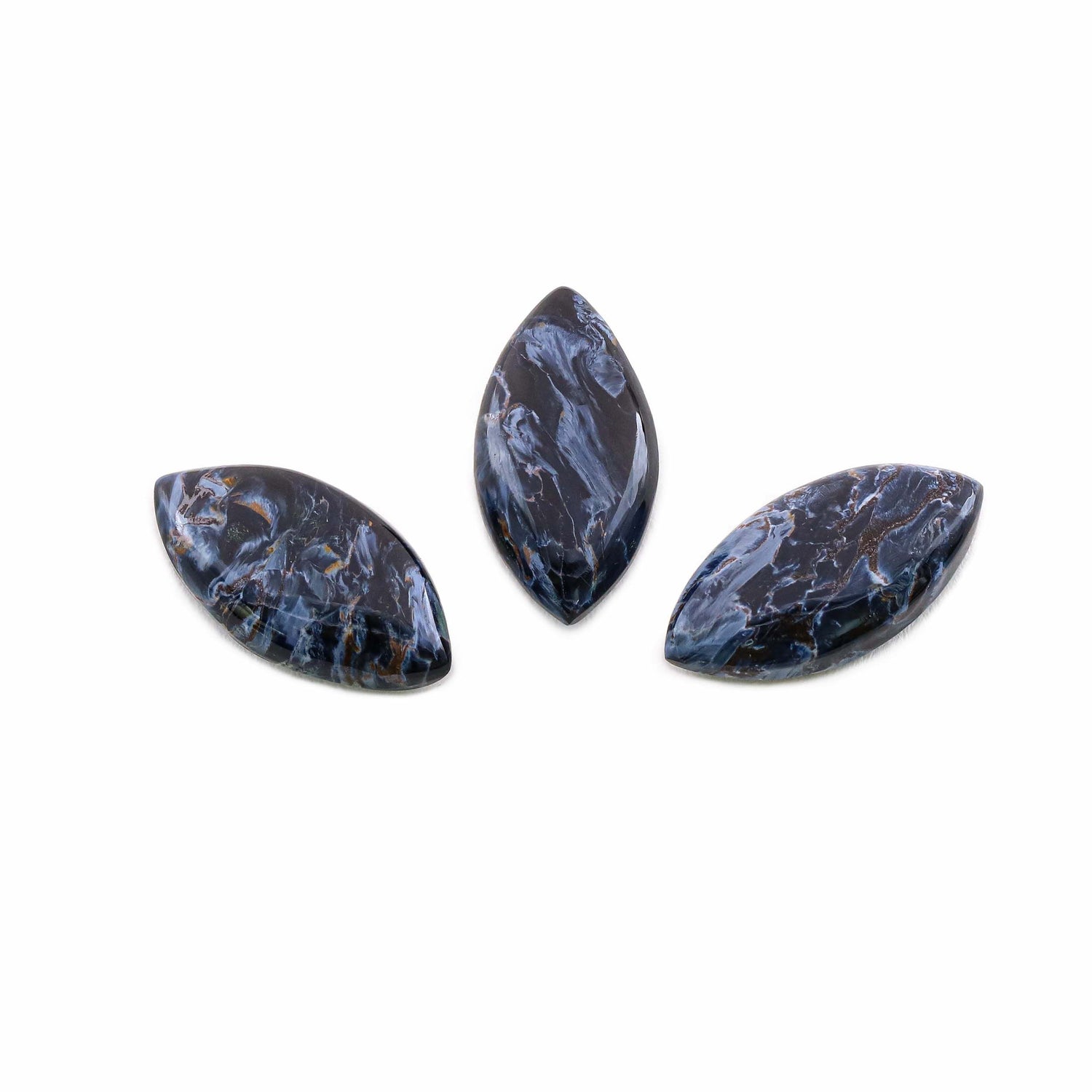 Pietersite 15x8mm and 20x10mm Smooth Marquise Briolette