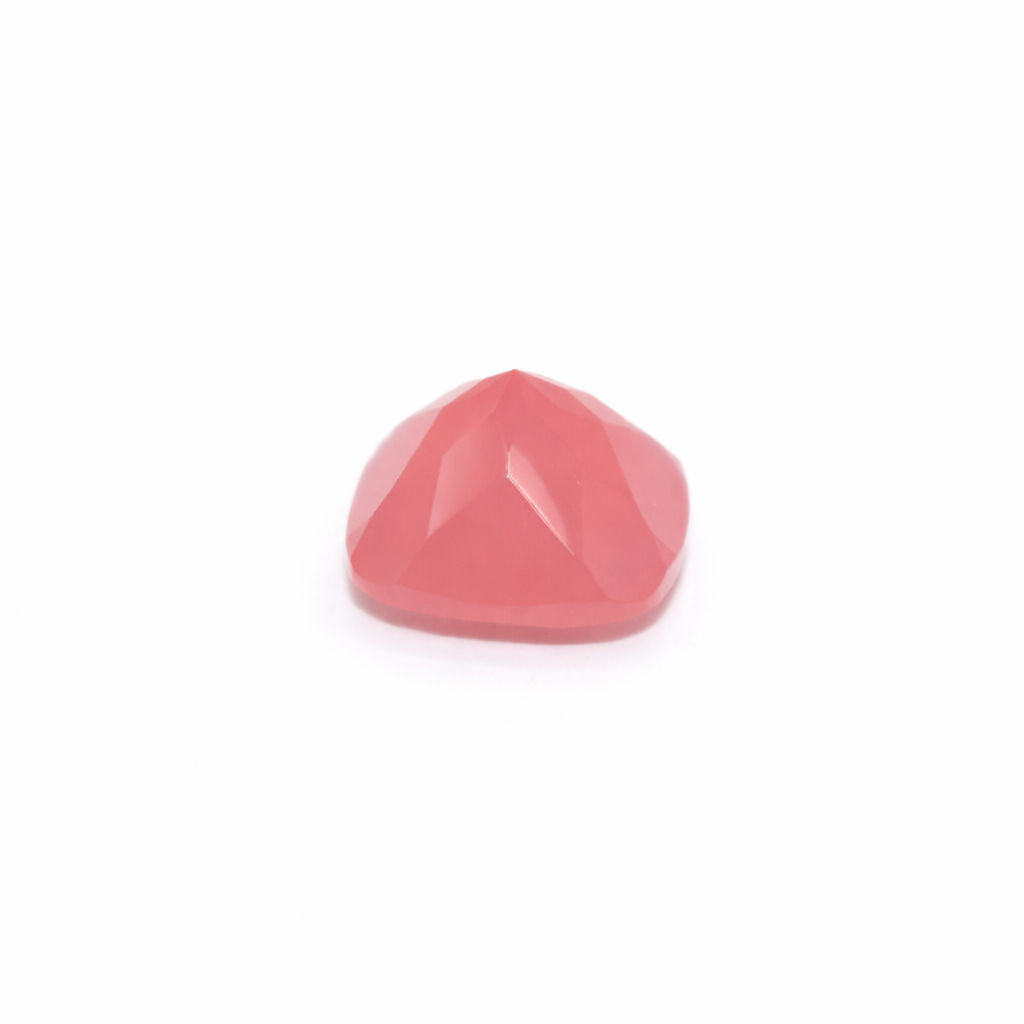 Pink Chalcedony Cushion Faceted
