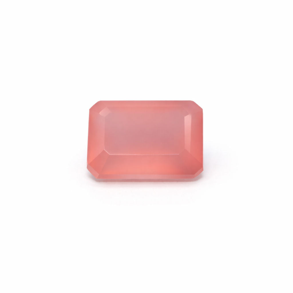 Pink Chalcedony Octagon Faceted