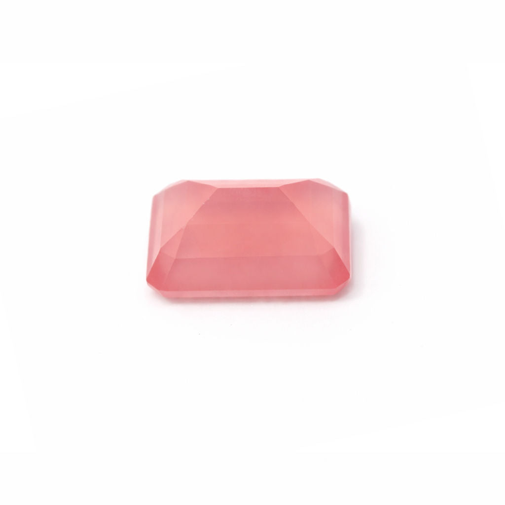 Pink Chalcedony Octagon Faceted