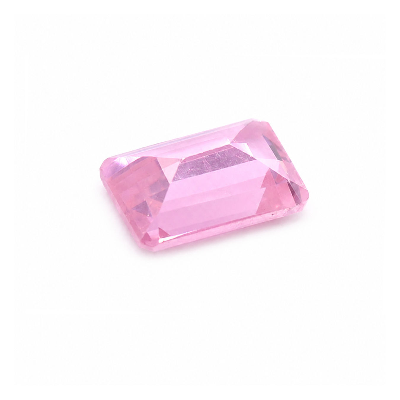 Cubic Zirconia (Pink Color) Octagon Faceted