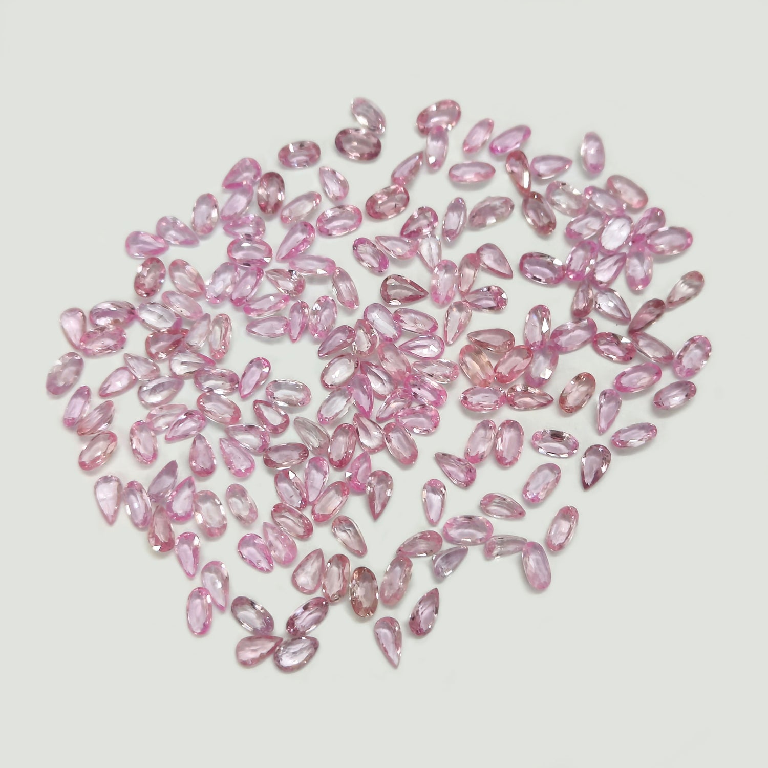 Natural Pink Sapphire (Ceylon) (Heated) 4.50x3.50mm Mix Shape Faceted