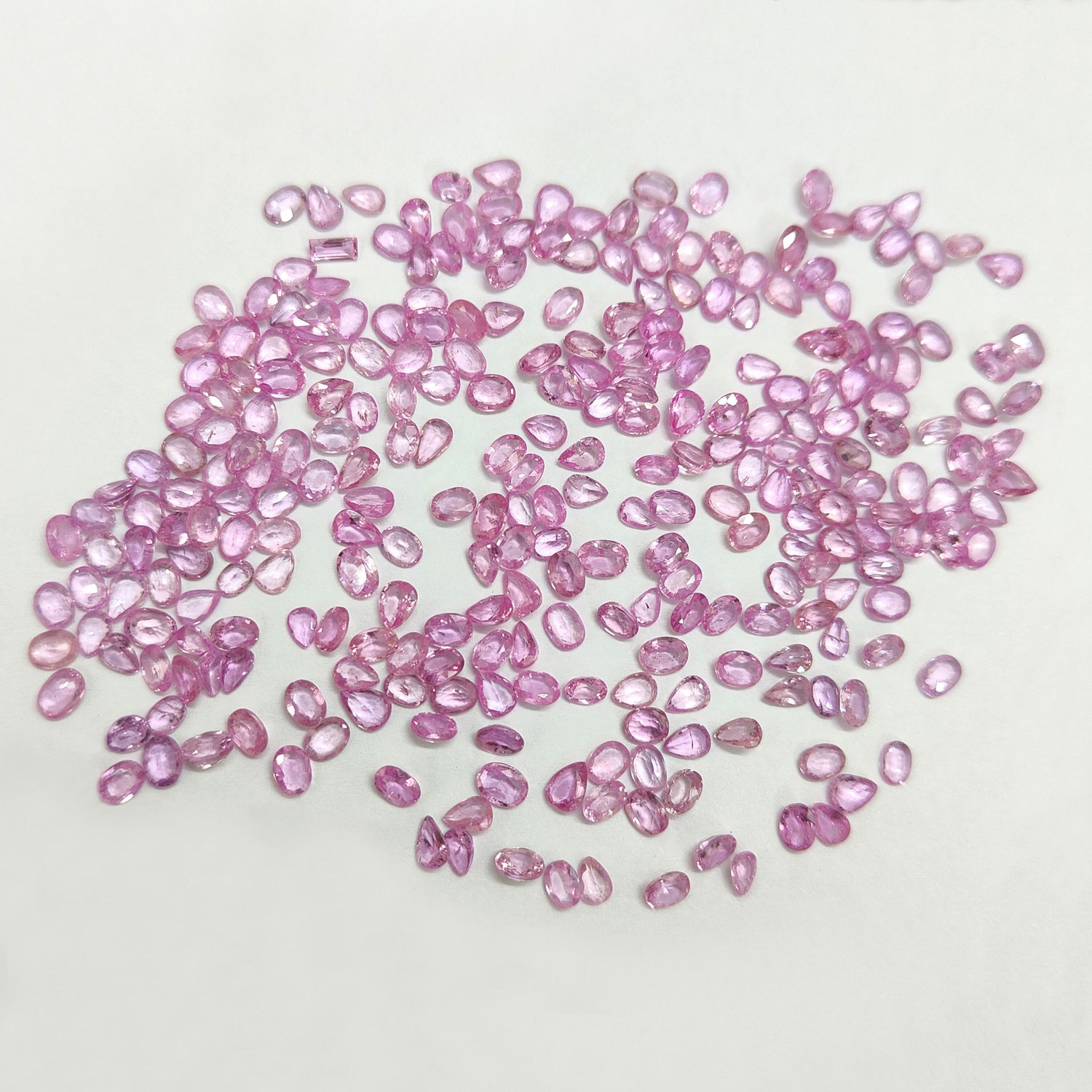 Natural Pink Sapphire (Ceylon) (Heated) 4.50x3.50mm Mix Shape Faceted