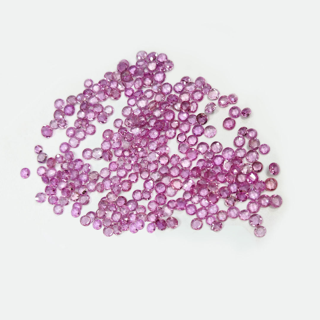 Natural Pink Sapphire (Ceylon) (Heated) 4mm to 4.50mm Round Faceted