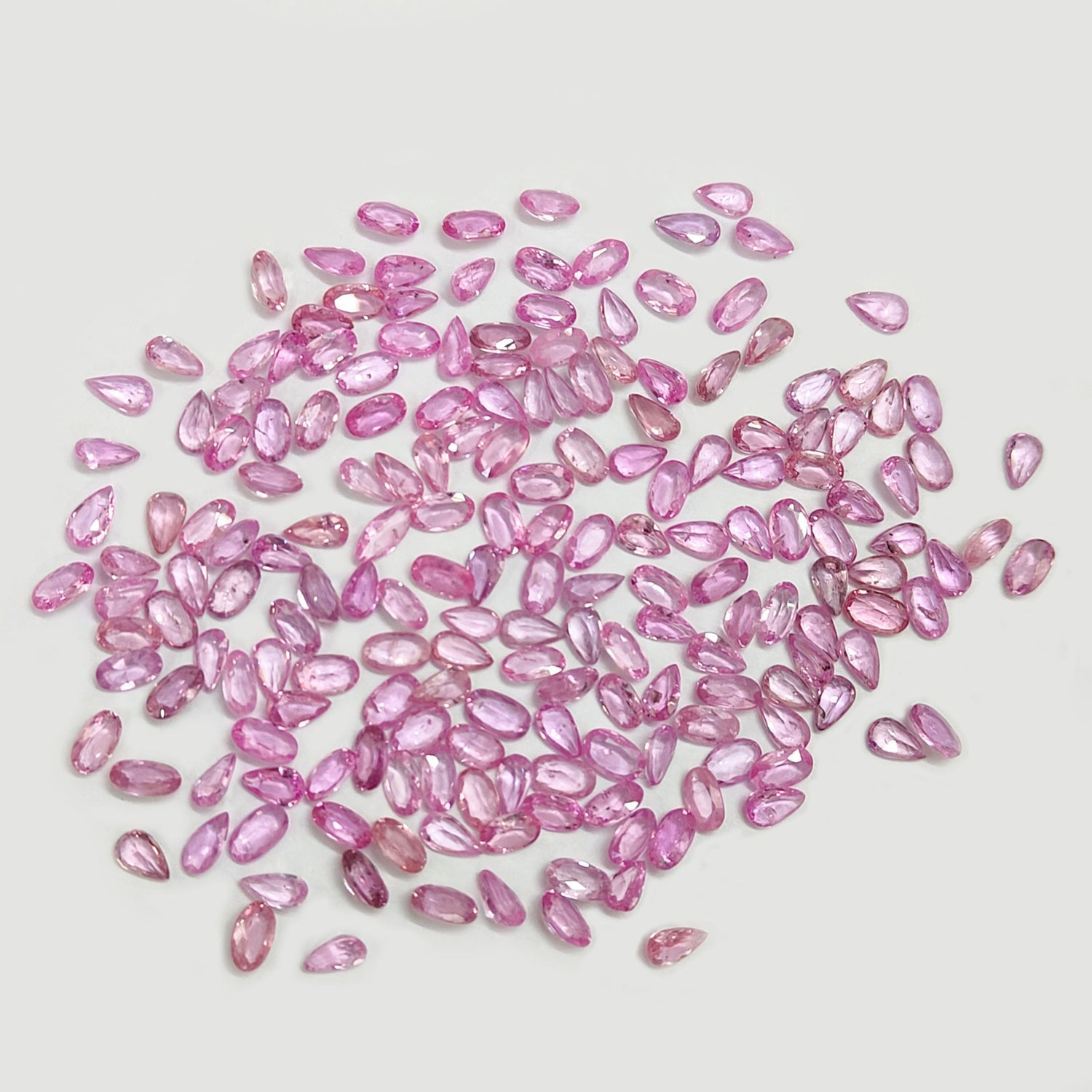 Natural Pink Sapphire (Ceylon) (Heated) 5x3mm Mix Shape Faceted