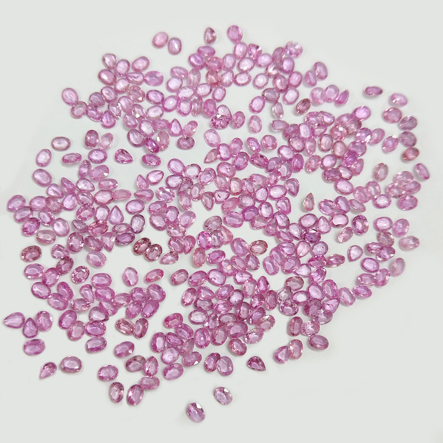 Natural Pink Sapphire (Ceylon) (Heated) 5x4mm Mix Shape Faceted