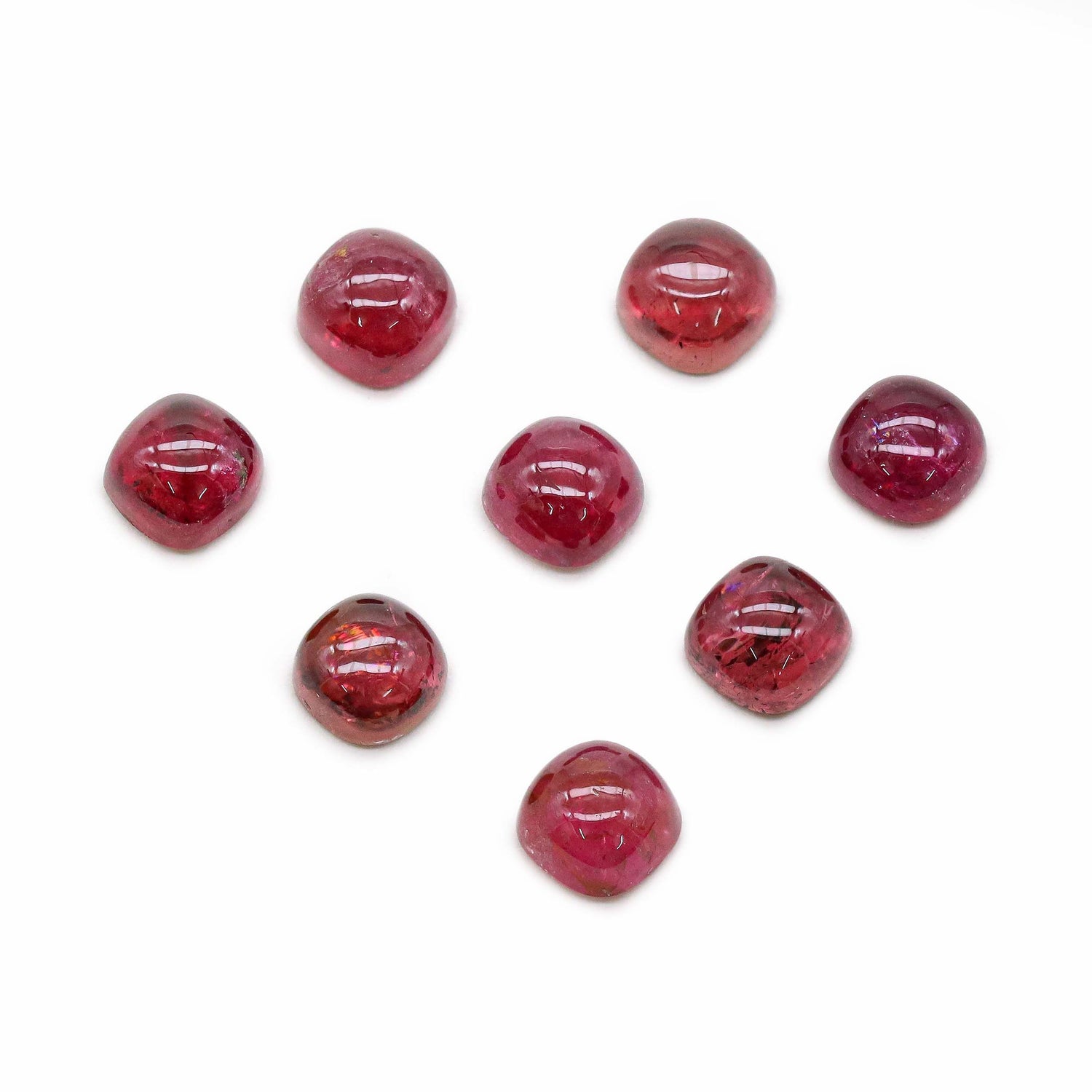 Pink Tourmaline 6mm Cushion Cabochon