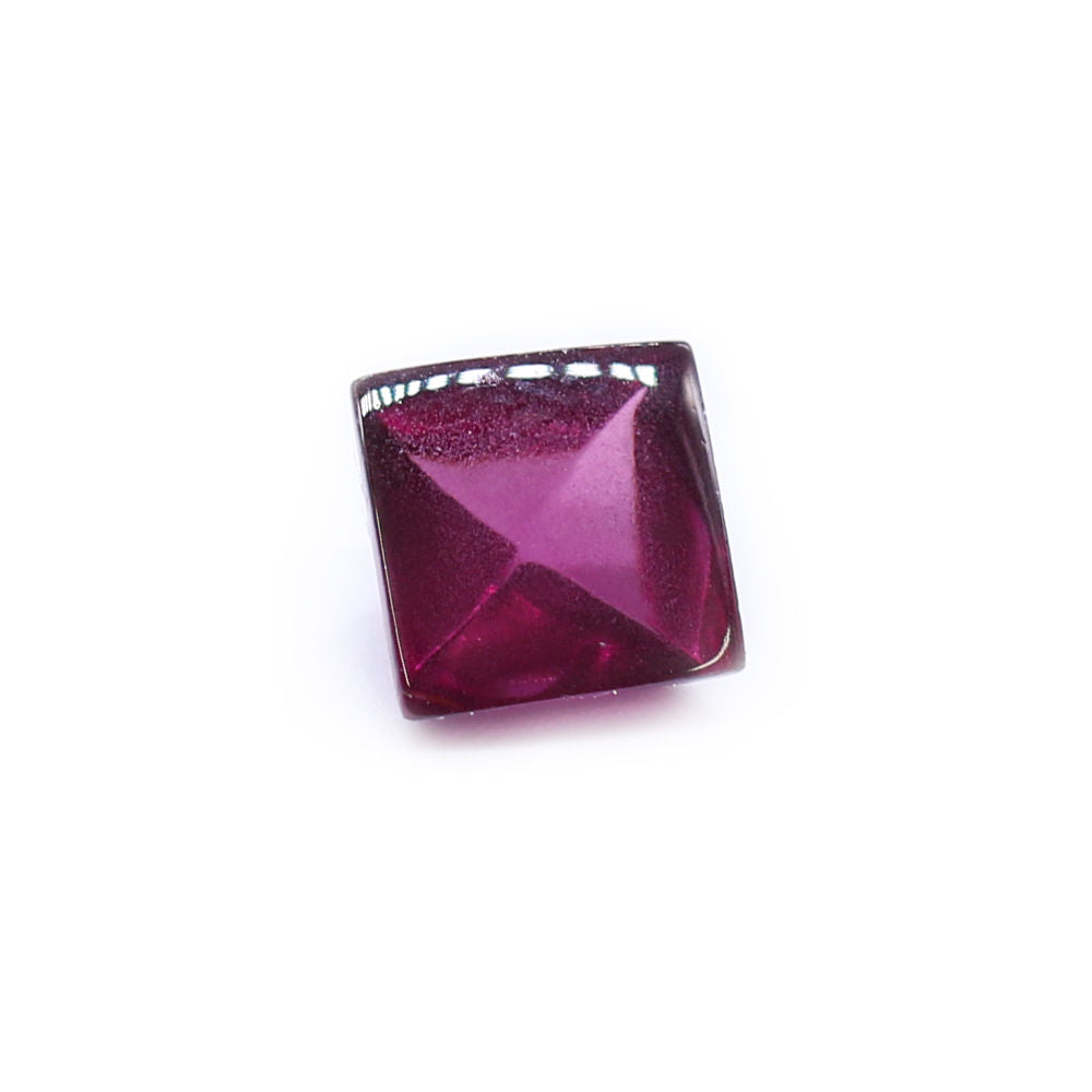 Pink Tourmaline 6mm Square (Sugarloaf) Cabochon
