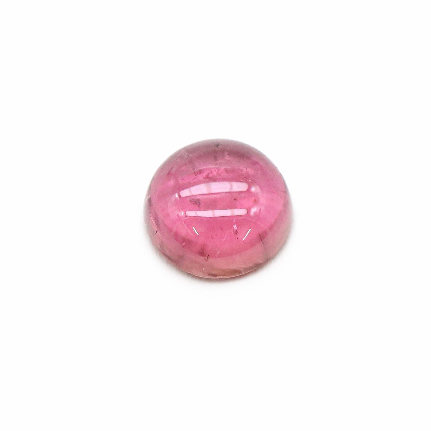 Pink Tourmaline 7mm Round Cabochon