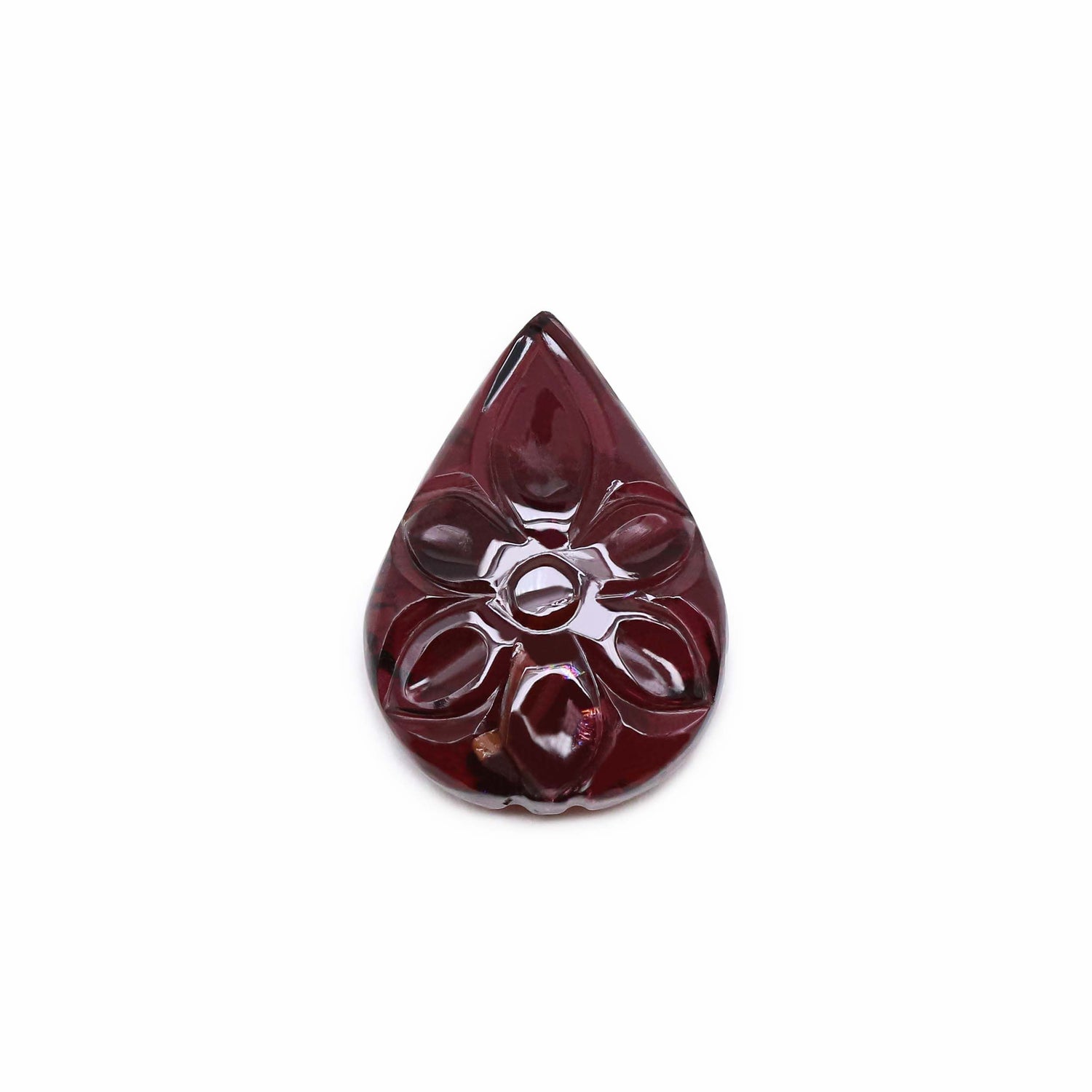 Pink Tourmaline 19.50x14mm Carved Pear