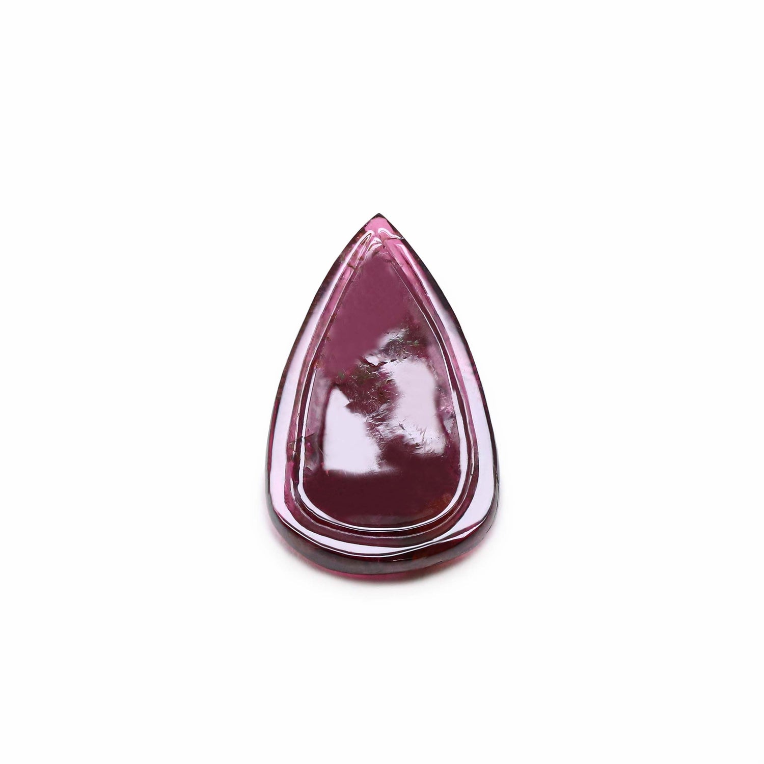 Pink Tourmaline 23.50x14.50mm Carved Pear