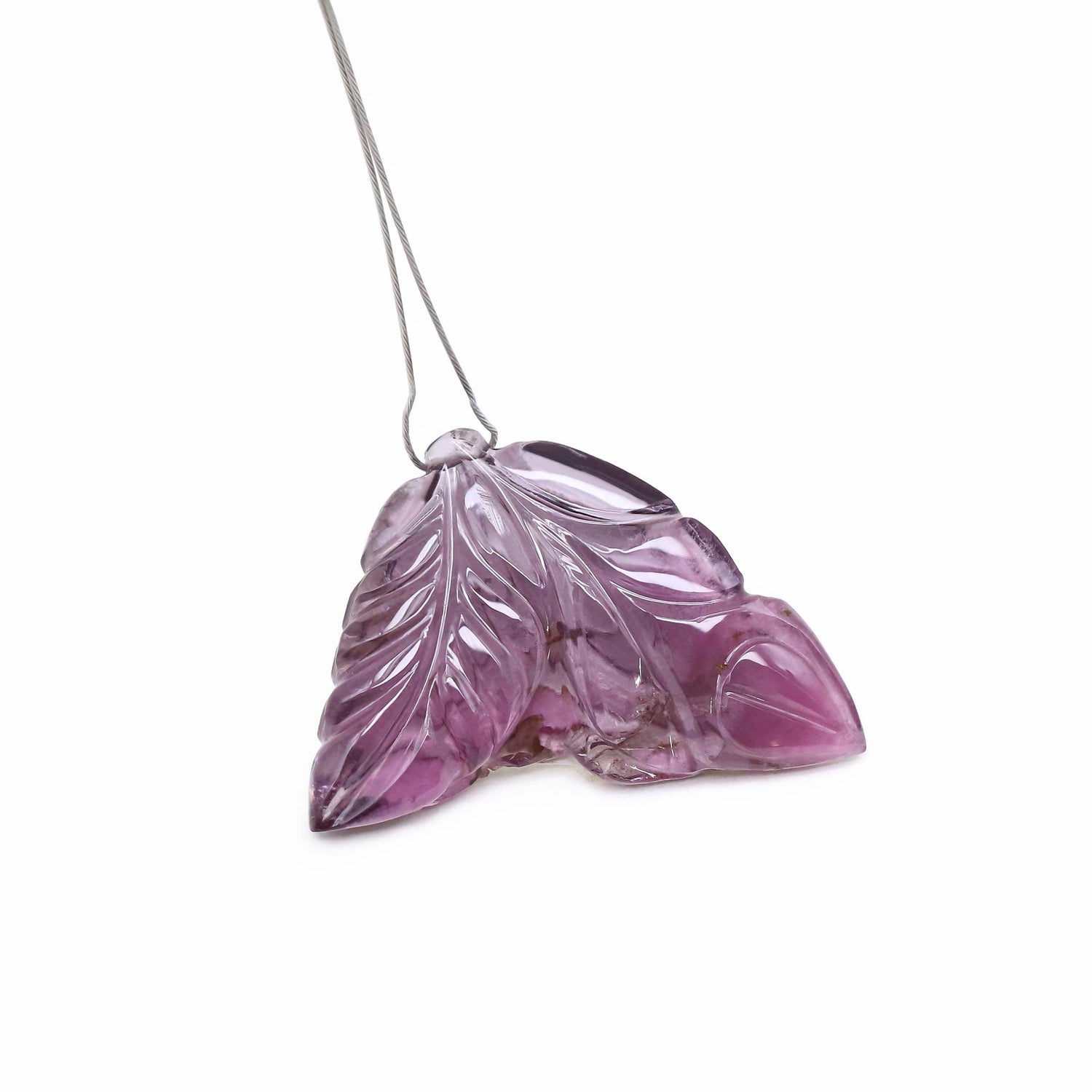 Pink Tourmaline 27.50x19mm Carved Fancy Shape