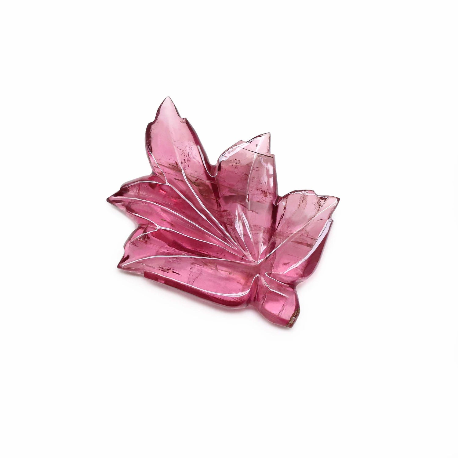 Pink Tourmaline 34x26mm Carved Fancy
