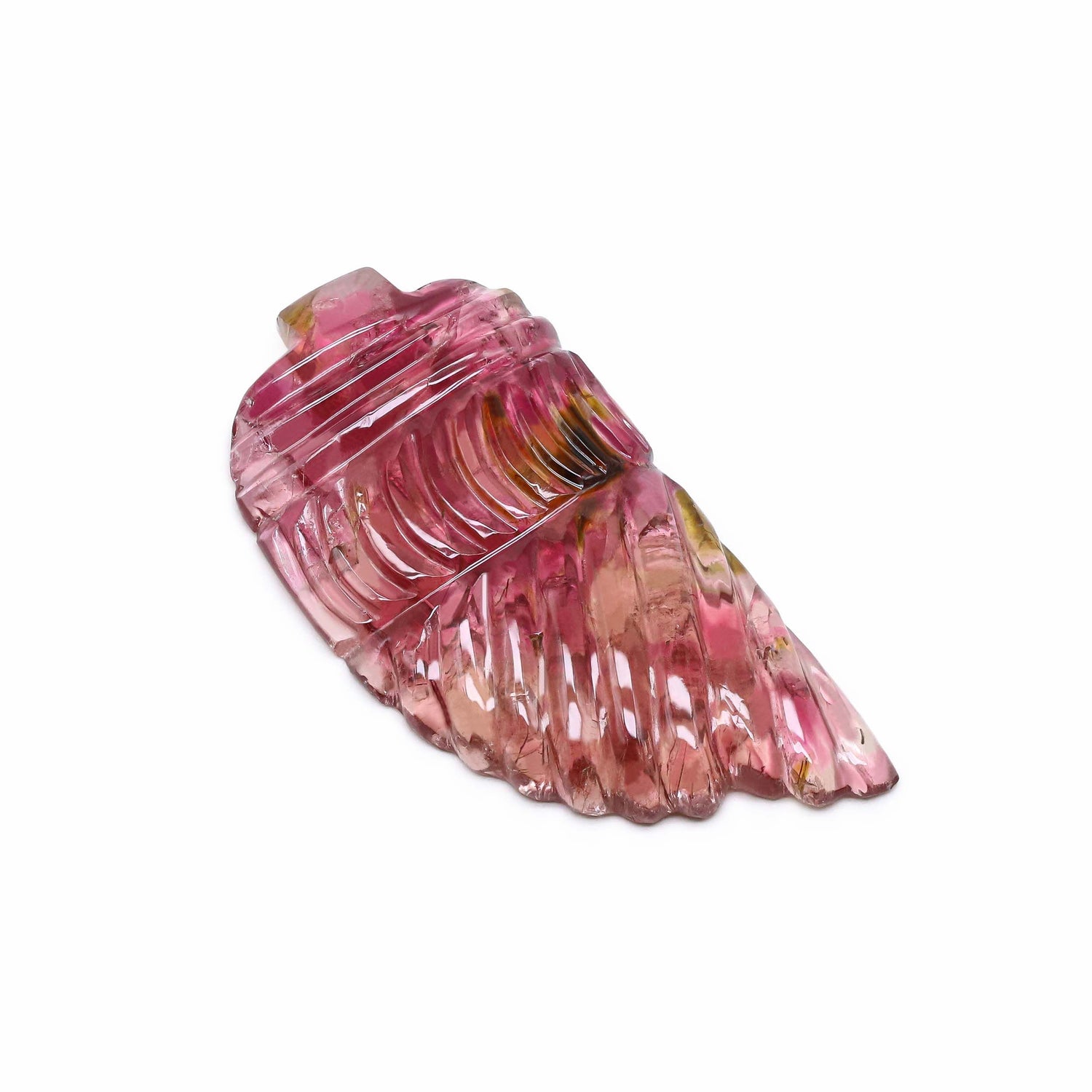 Pink Tourmaline 37.50x19mm Carved Fancy