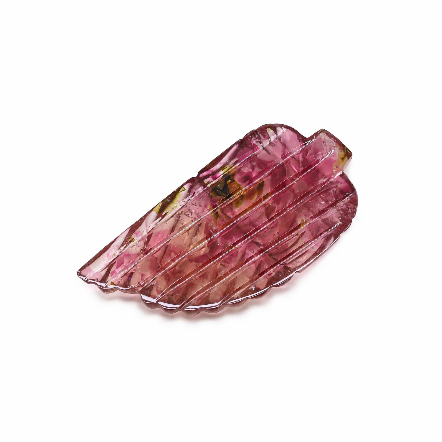 Pink Tourmaline 37.50x19mm Carved Fancy