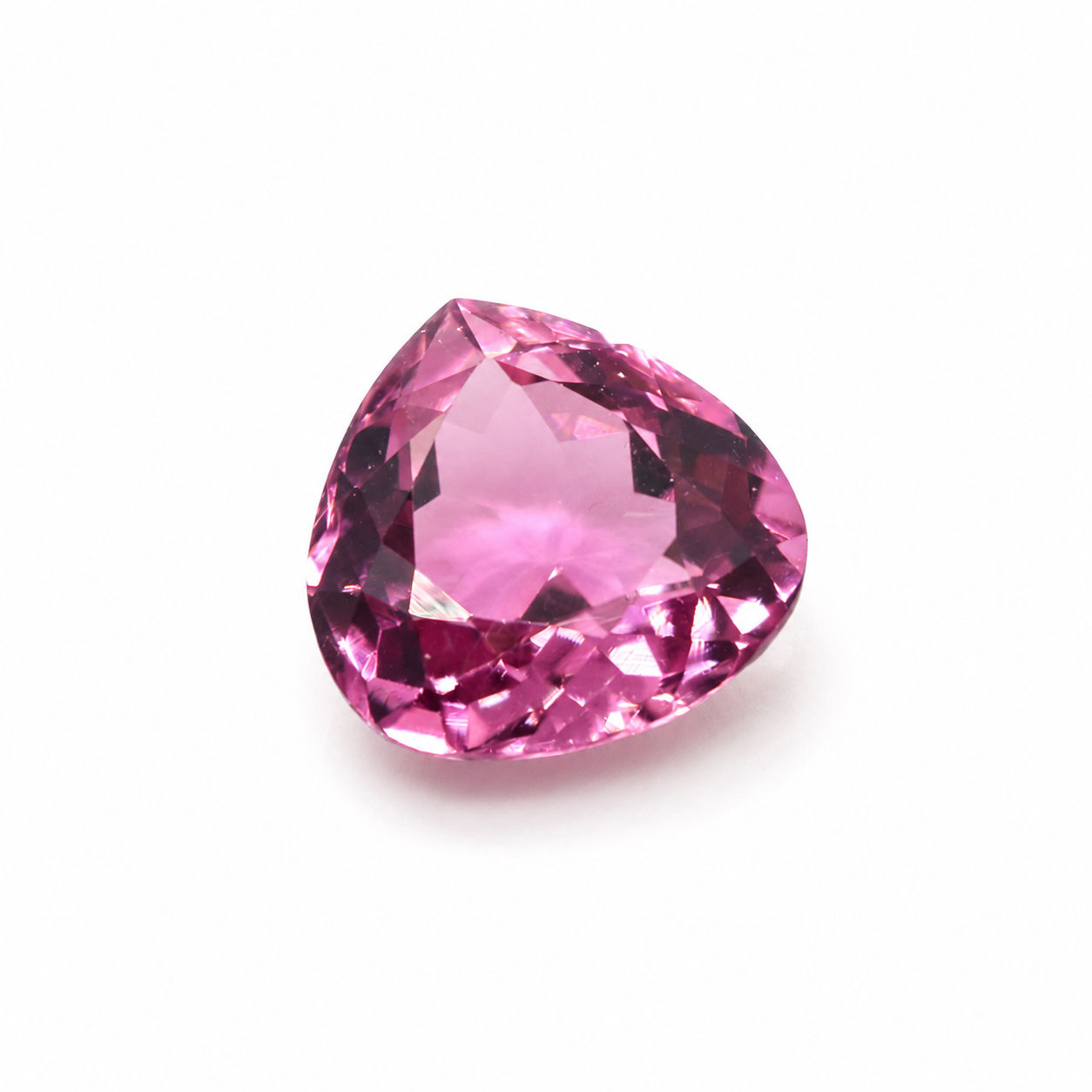 Pink Tourmaline 10.50mm Heart Shape Faceted