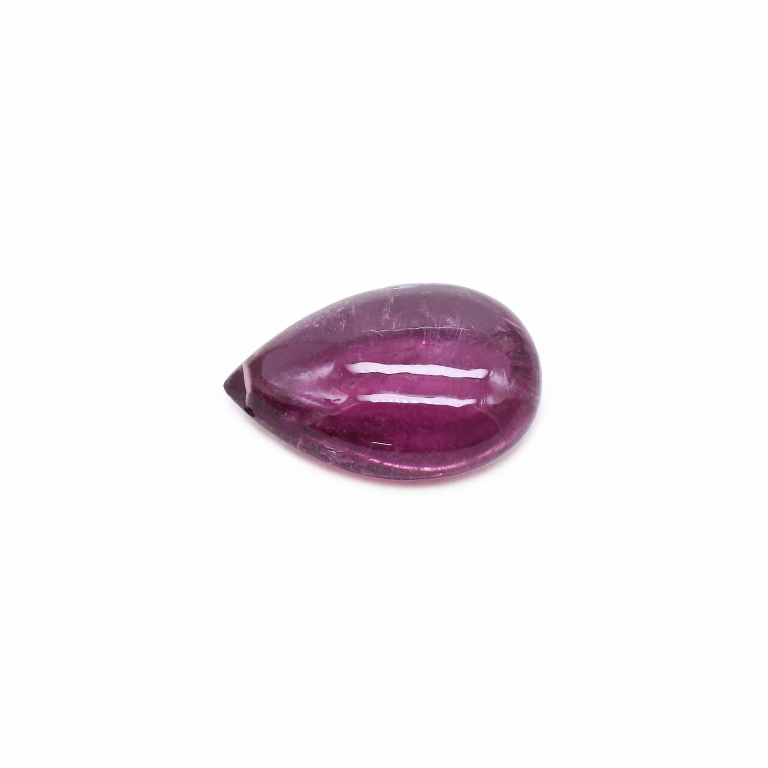 Pink Tourmaline 20x14mm Smooth Pear Briolette