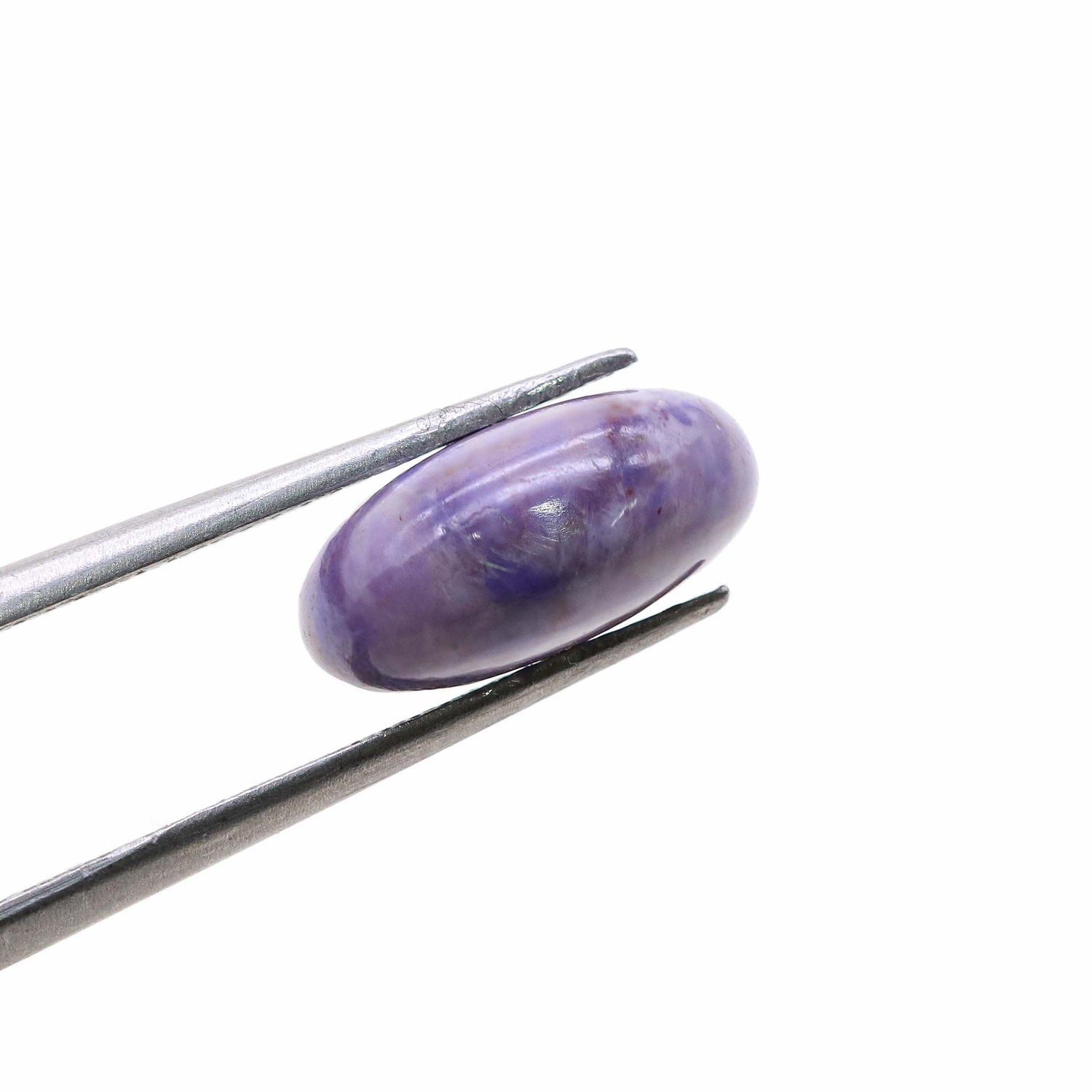 Purple Jade Smooth Oval Briolette