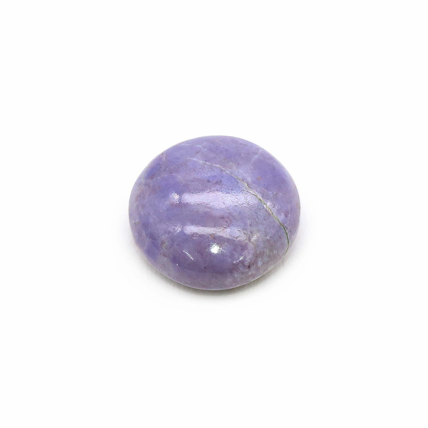 Purple Jade Smooth Round Briolette