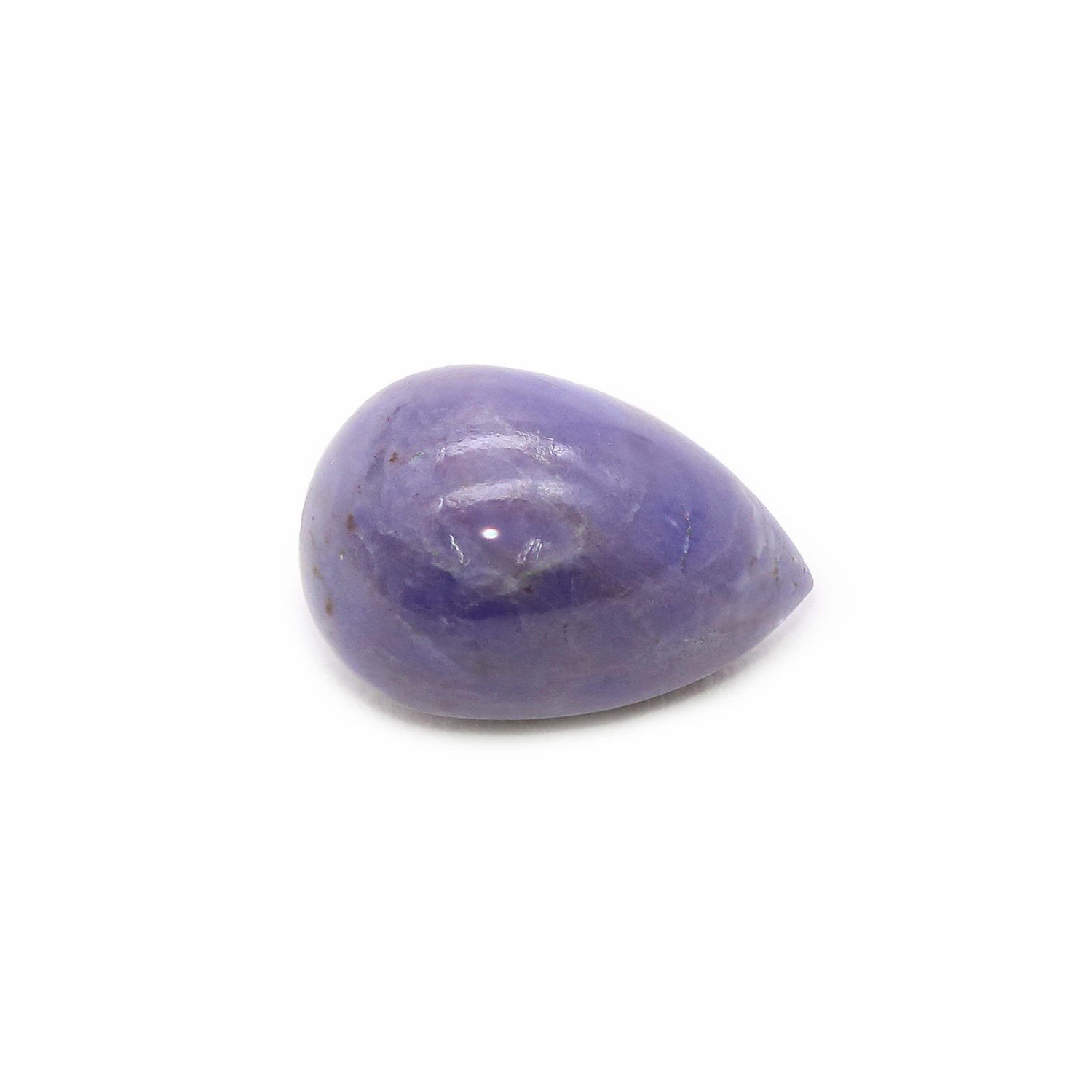 Purple Jade Smooth Drops Briolette (Half Drill)