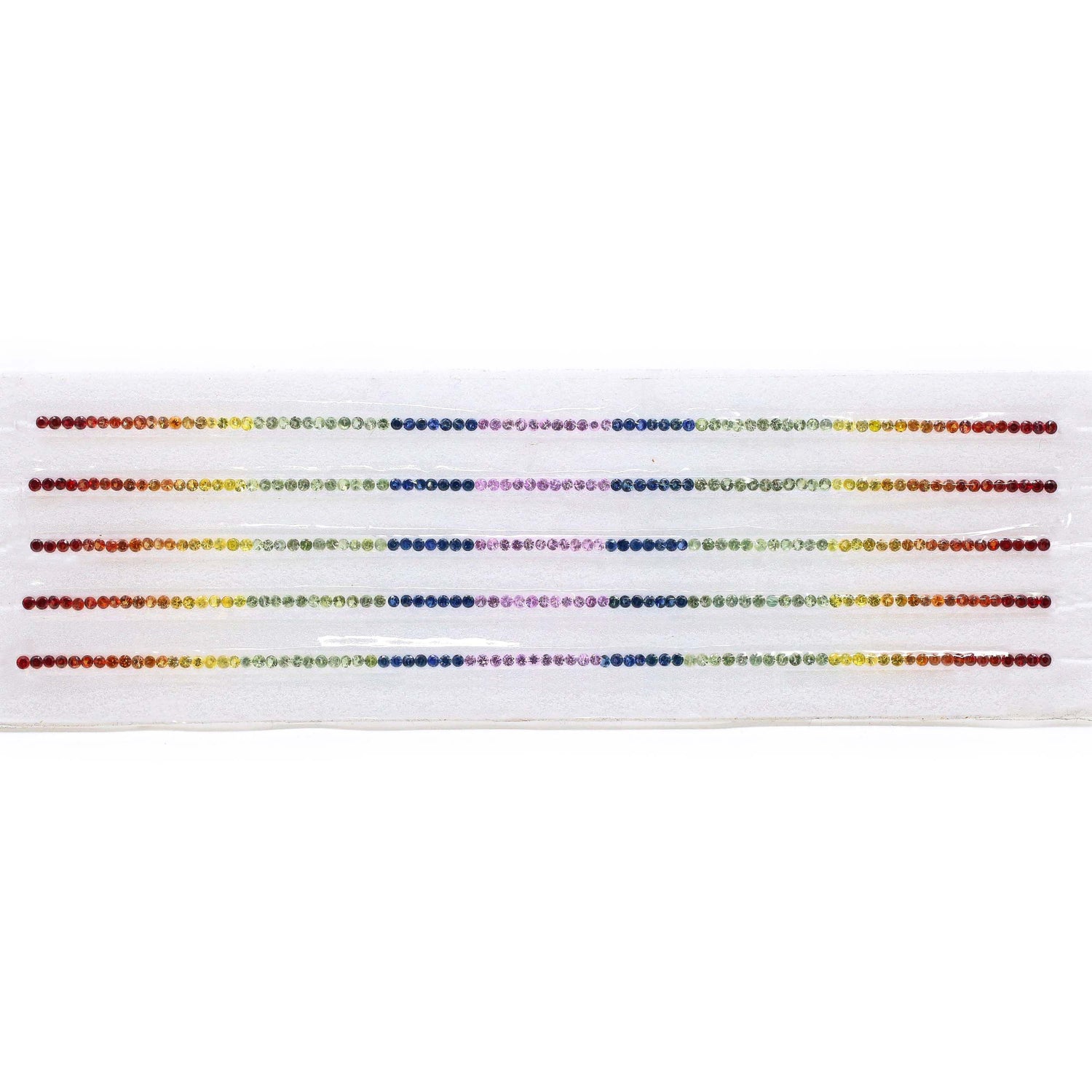 Natural Rainbow Sapphire (Madagascar) (Heated) 2.30mm Round Faceted