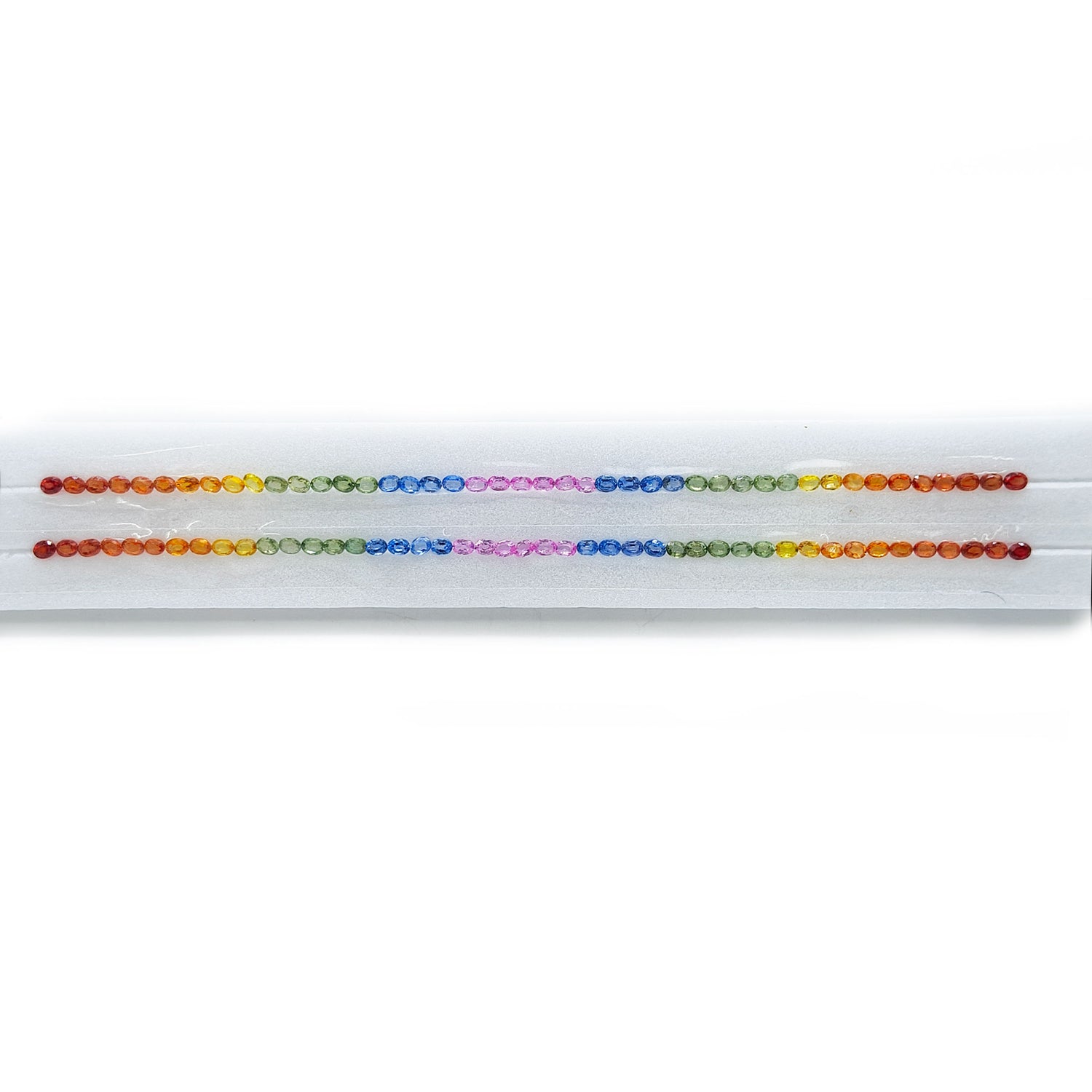 Natural Rainbow Sapphire (Madagascar) (Heated) 4x3mm Oval Faceted