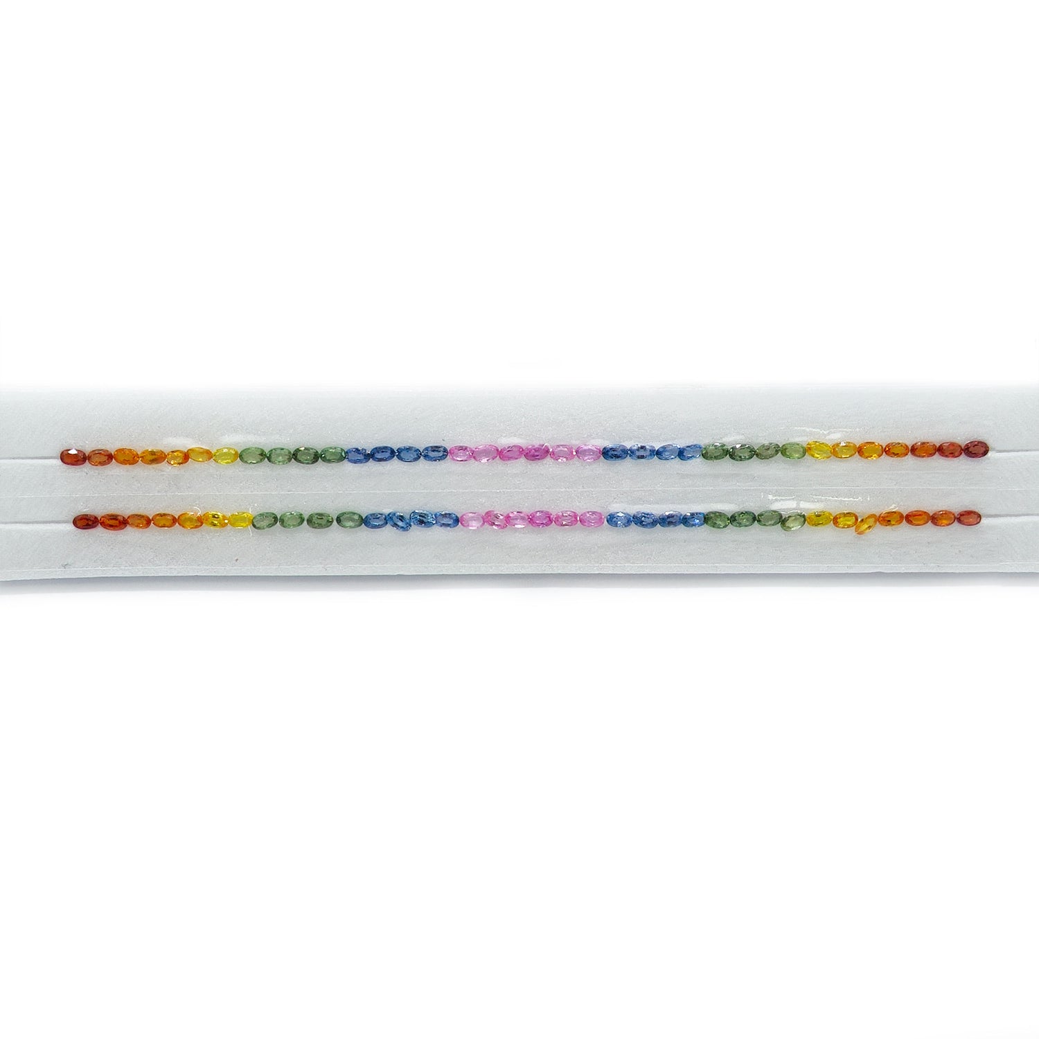 Natural Rainbow Sapphire (Madagascar) (Heated) 5x3mm Oval Faceted