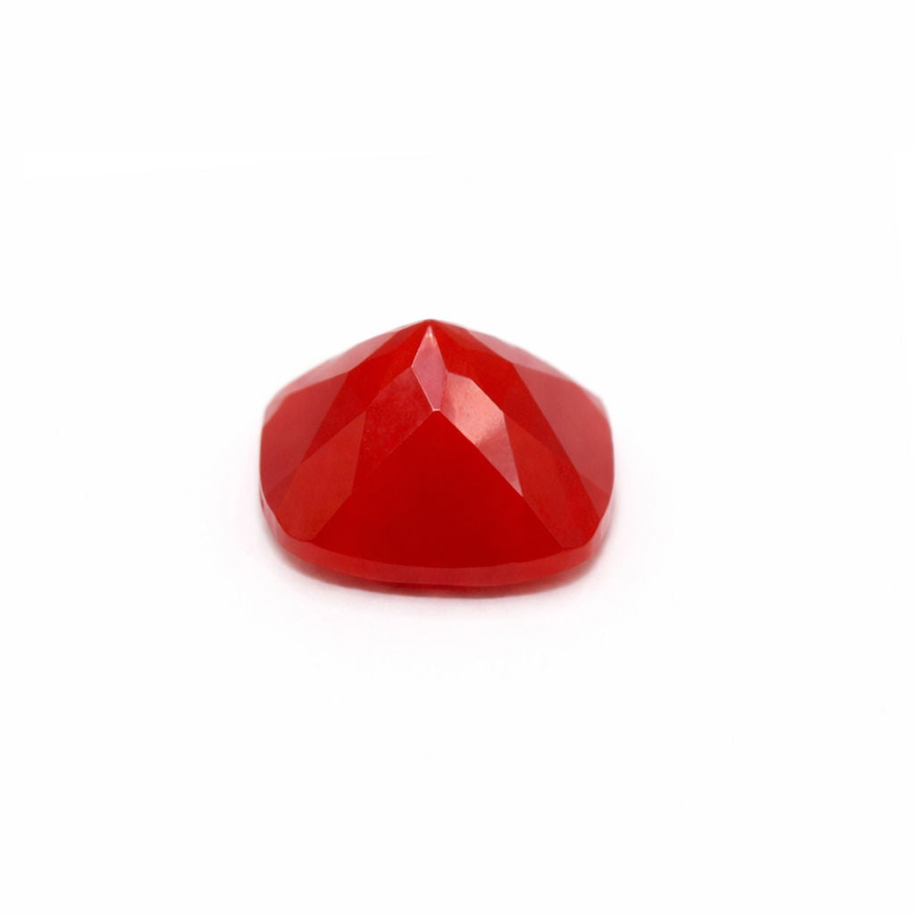 Red Onyx Cushion Faceted