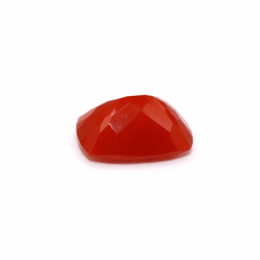 Red Onyx Elongated Cushion Faceted