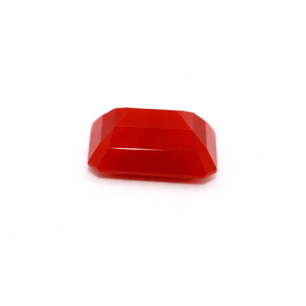 Red Onyx Octagon Faceted