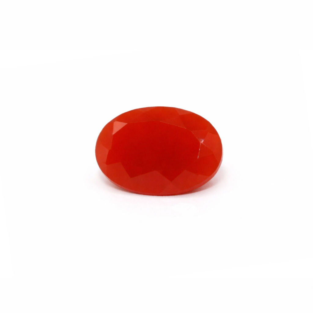 Red Onyx Oval Faceted